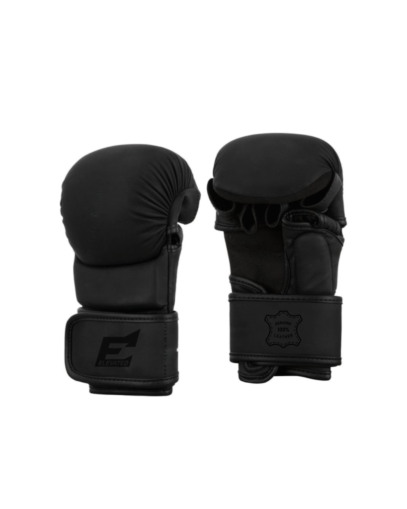 Premium MMA Gloves for Training & Combat mma gloves open finger padded knuckles adjustable wrist strap