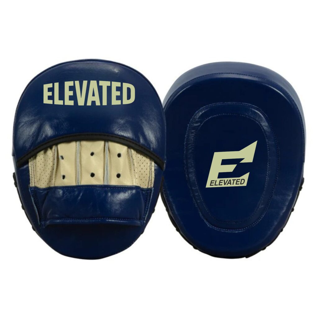 Premium focus mitts with ergonomic padding and wrist straps for striking drills