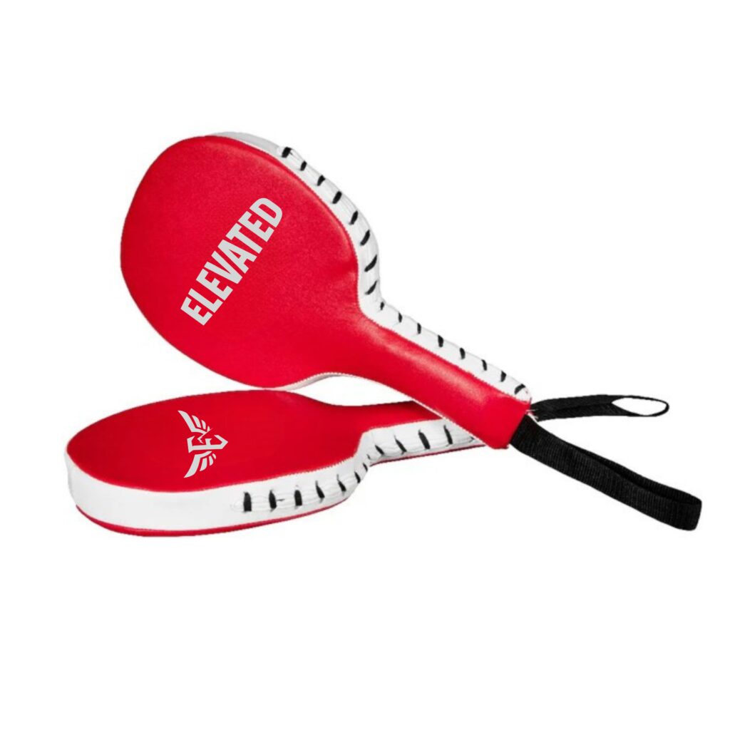 premium boxing focus mitts with ergonomic design and wrist straps
